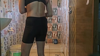 Preview 1 of Pak Girl Repe - Indian Bhabi and debar new washroom sex video