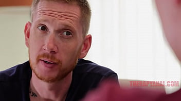 Preview 2 of Opps Great - Twink Gets Top By DILF In Therapy