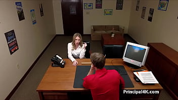 Preview 1 of Gianna Angela - Prom queen milf blows principals dick