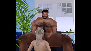 Preview 2 of Vintage Teens - big titted white wife works over mega hunk cam heyward&#039_s dick and balls