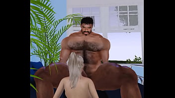Preview 3 of Vintage Teens - big titted white wife works over mega hunk cam heyward&#039_s dick and balls