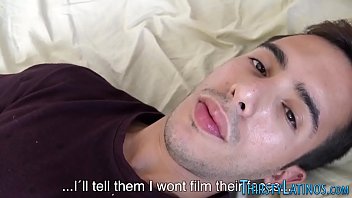 Preview 2 of Massageshot Hot Sex Blowjoba - Straight latino in dick sucking group