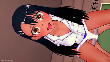 Preview 2 of Cezh Swinger - Nagatoro Hayase (versi&oacute_n adulta) viste su viejo uniforme para jugar
