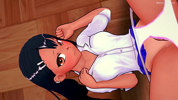 Preview 1 of Cezh Swinger - Nagatoro Hayase (versi&oacute_n adulta) viste su viejo uniforme para jugar