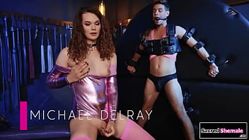Preview 1 of Sleeping Aunty Indian - Shemale Nicole Knight dominating a guy