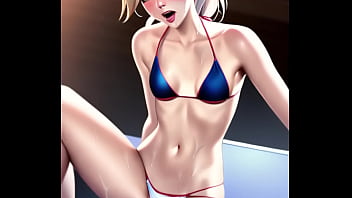 Preview 1 of Caught Flash Upskirt - Blonde Hentai Hoe Orgasms Gallery