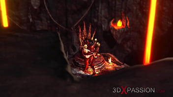 Preview 4 of Korean Hd Full Moveis - Devil plays with a super hot girl in hell