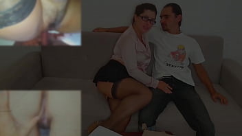 Preview 3 of Sexy Lady Renate - Perverted Teacher takes exam,  Fucking Creampie and Cumshot