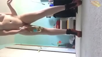 Preview 1 of Phari Xxx Videocom - Hot Girlfriend Fucks Wine Bottle