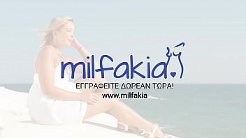 Preview 1 of Indore Strip Tease - Rosa Rozita &amp_ Sofia Pavlidi love to eat some dick &amp_ pussy at the beach of Athens! Milfakia.com