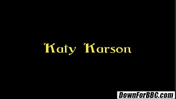 Preview 1 of Rich Aunty Com - DOWN FOR BBC - Katy Karson Busty Wife Enjoys Gloryhole