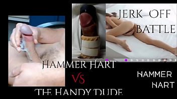 Preview 1 of Sxs Morocco - Jerk Off Battle - Hammer Hart VS. The Handy Dude - 2nd Attempt