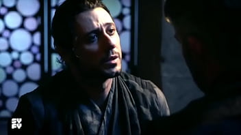 Preview 1 of 3 Boy 1 Garl Sax - Hale Appleman and Sean Maguire Gay Kiss Scene from TV show The Magicians | gaylavida.com