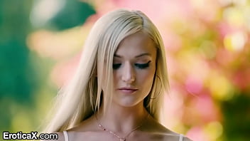 Preview 1 of Vedio Porn Free - EroticaX - Beautiful Blonde Showered With Kisses &amp_ Caresses
