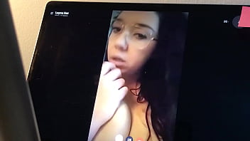 Preview 1 of Bangla Aunty Fucked - Spanish mature milf sticking her tongue out on webcam so that they cum on her face. Leyva Hot ctdx