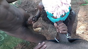 Preview 3 of Good And Bad Fuck - Fifty black shades The best thing about going for a walk in the jungle is that your friend gets hot and we end up having a threesome. The final part is that she is penetrated hard and swallows all the