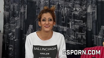 Preview 3 of Slit Creampie - Entrevista exclusiva a Gabriela Flores por la primera machine
