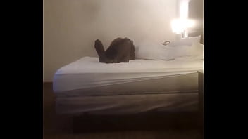Preview 1 of Spy On Stepdaughter - Cheating ebony sucking and fucking for money