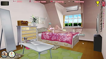 Preview 1 of Katrina Jagfe - Max&#039_s Life Temporada 2 Cap 68 - a mi hermanastra y madrastra les encanta jugar con mi polla