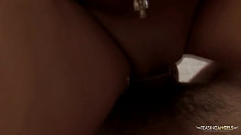 Preview 2 of Qt Ellis 34 - As usual the horny brunette is bent over and enjoys a nice pounding from behind