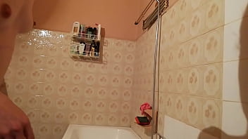 Preview 1 of Sunny Leone In Gyming Hot - hairy girl shower time homemade with big bush