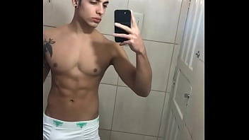 Preview 3 of Black Leslies On Pool Table - Modelo Luan excitado de cueca