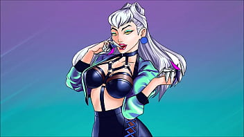 Preview 2 of Inocent Teen Big Ass Fucked - JOI EXTREMO con Evelynn de LoL,  estilo KDA. Voz espa&ntilde_ola.