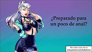 Preview 3 of Inocent Teen Big Ass Fucked - JOI EXTREMO con Evelynn de LoL,  estilo KDA. Voz espa&ntilde_ola.