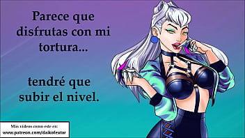 Preview 4 of Inocent Teen Big Ass Fucked - JOI EXTREMO con Evelynn de LoL,  estilo KDA. Voz espa&ntilde_ola.