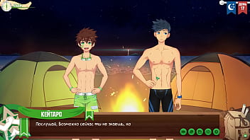 Preview 4 of Tat Ho - Game: Friends Camp,  Episode 19 - Night swimming (Russian voice acting)