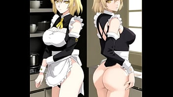 Preview 1 of Xxl Big Black Girls - Dirty maid Melissa