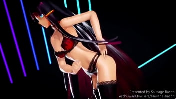 Preview 1 of Fat Hitomi Matsumoto Playing - MMD Ramesses Pink cat Very Sexy (Submitted by Sausage Bacon)