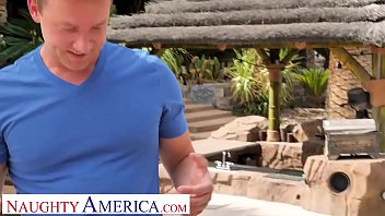 Preview 2 of Herman Sheyou - Naughty America - Ava Addams fucks her &#039_s friend