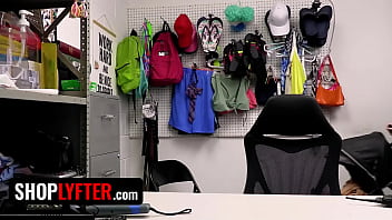 Preview 1 of Learning The Hardway - Evie Gets Busted With Her Baby Stroller For Shoplifting And Is Taken For Questioning