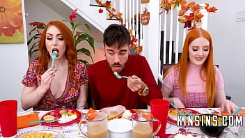 Preview 1 of Anal Latina Chilena - The Whole Family&#039_s Busy Fucking On Thanksgiving