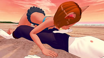 Preview 1 of Blowjob Female Pov - Koikatsu Party. Amelia 3