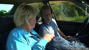 Preview 2 of Milky Indian Feet - Hitchhiking  granny giving head as a payment