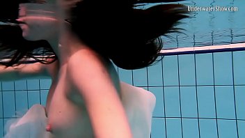 Preview 2 of Inforce Innocent Girl For Sex - Andrejka and Anetta underwater hot lesbians