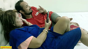 Preview 1 of Big Sex Vaigine - Hot Bhabhi Shared with Friend! Indian hot Threesome Sex with Hindi audio