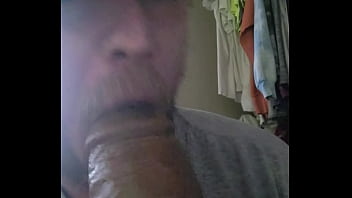 Preview 1 of Anel Painal - Myself sucking new bbc dildo
