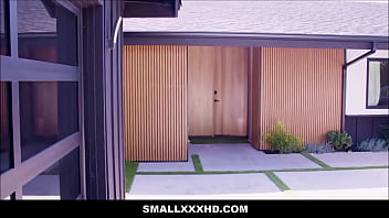 Preview 1 of 4 Snd - SmallXXXHD - Petite Brunette Fucked To Orgasm By Her Landlord - Amber Summer