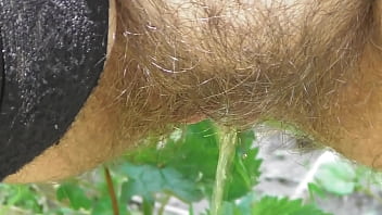Preview 1 of Tit Fuck A Tranny - Hairy mature golden shower compilation (part 2)