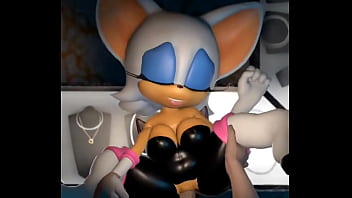 Preview 3 of Indian Brother Sleeping Sisfuck - Rouge the bat gets caught and gets fucked