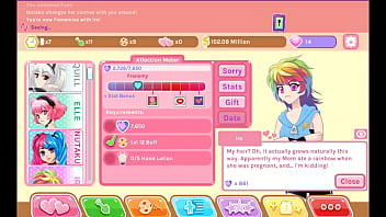 Preview 1 of Lesbian Latex Sex - (Nutaku) Crush Crush moist and Uncensored part 7