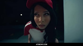 Preview 1 of Dalila Naked Arap - Movie Night - Lulu Chu,  Emma Rose,  Valeria Atreides