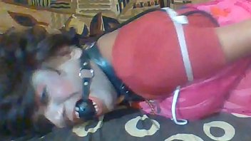 Preview 1 of Sexx Anal Mom Big Ass Gang Bang - Painfully hogtied Whore struggling to escape