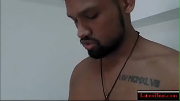 Preview 1 of Fuck A Cute Host - LatinoHunt.com- Scruffy Latino Lovers fuck raw