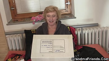 Preview 2 of Tube Videos Massage Gay Tube Gay - Granny rides trans babes cock