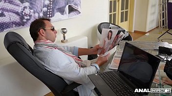 Preview 1 of Wank Movie - Anal inspectors Jay Dee shows off her cock sucking and dp receiving skills