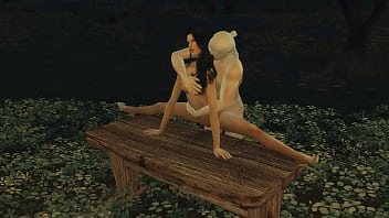Preview 4 of Watf Party - Sims 4. The Witcher Parody. Part 2 - Help from Yennefer